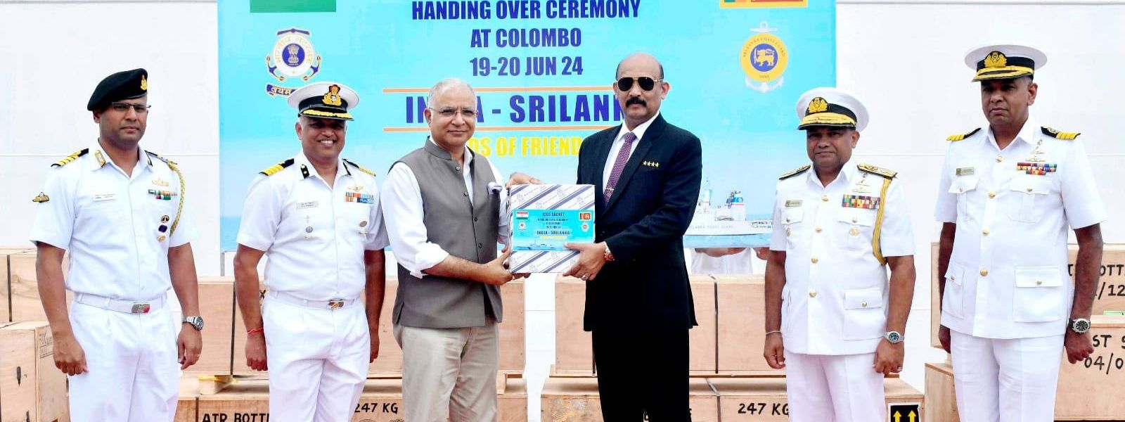 Indian Coast Guard Delivers Spare Parts to SL